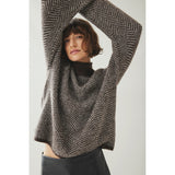 VILA Vila dam stickat VILORY Knit Coffee Bean