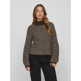 VILA Vila dam stickat VILORY Knit Coffee Bean