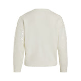 VILA Vila damstickning VISIQUIN Restudsalg White