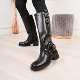 SHOES Yolene dam stövlar 9639A Restudsalg Black