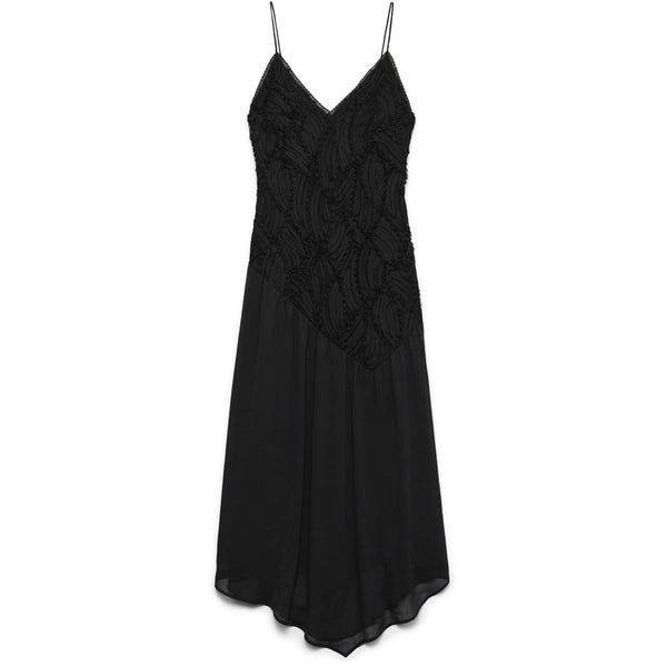 Vero Moda AWMALIA SL V-NECK ANKLE DRESS Dress Black