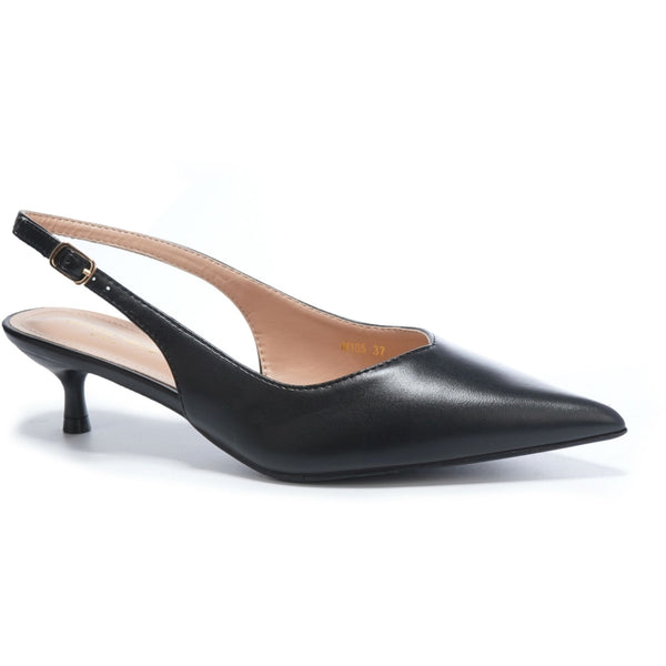 SHOES Abigail Dam Sling Tillbaka klackskor M105 Shoes Black