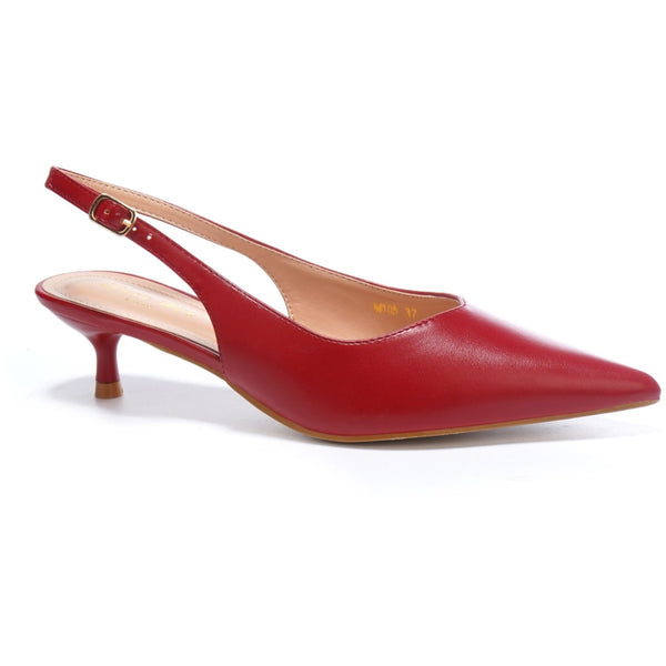 SHOES Abigail Dam Sling Tillbaka klackskor M105 Shoes Wine