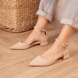 SHOES Alia Dam klackskor D-1288 Shoes Khaki