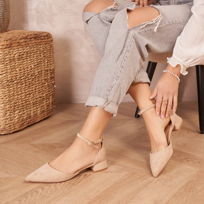 SHOES Alia Dam klackskor D-1288 Shoes Khaki