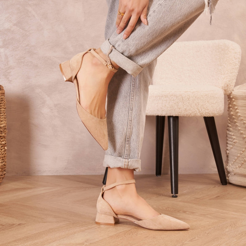 SHOES Alia Dam klackskor D-1288 Shoes Khaki