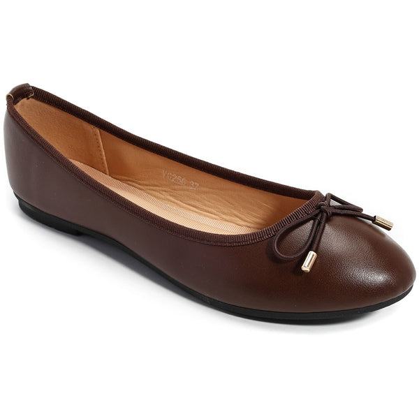 SHOES Alli dam ballerinasko VG256 Shoes Marrone