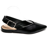 SHOES Amance Dam Sling Tillbaka Ballerinaskor 9705 Shoes Black
