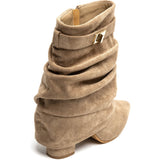SHOES Ashira dam stövlar 7666A Shoes Kaki