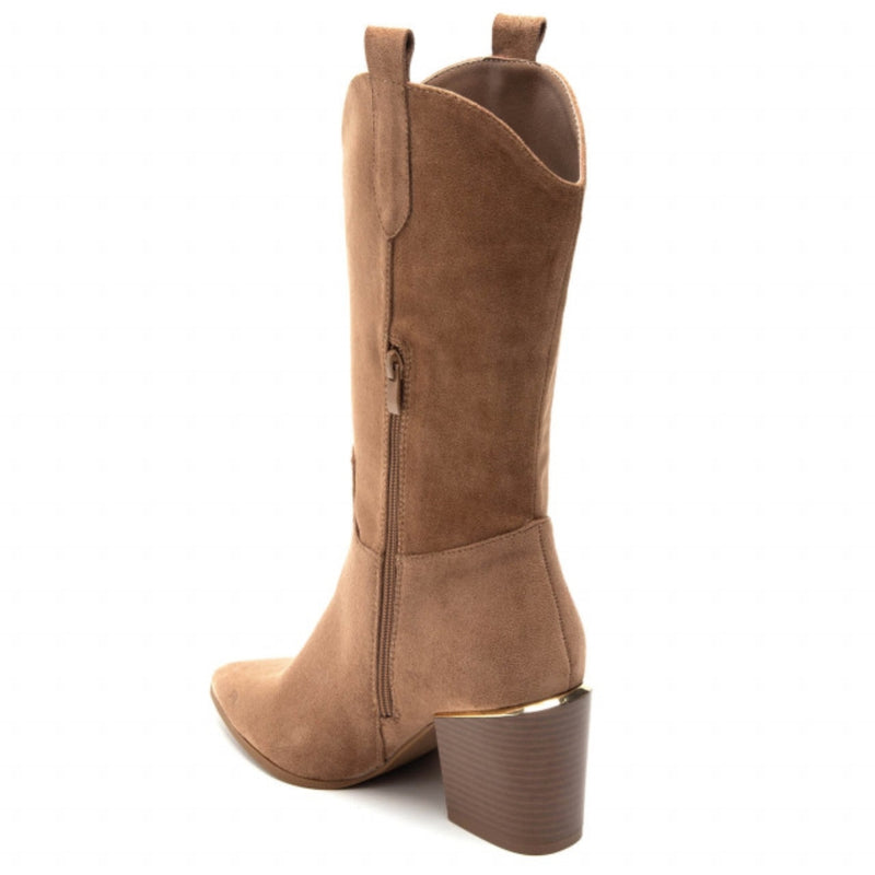 SHOES Astrid dam cowboyboots 9600 Shoes Camel