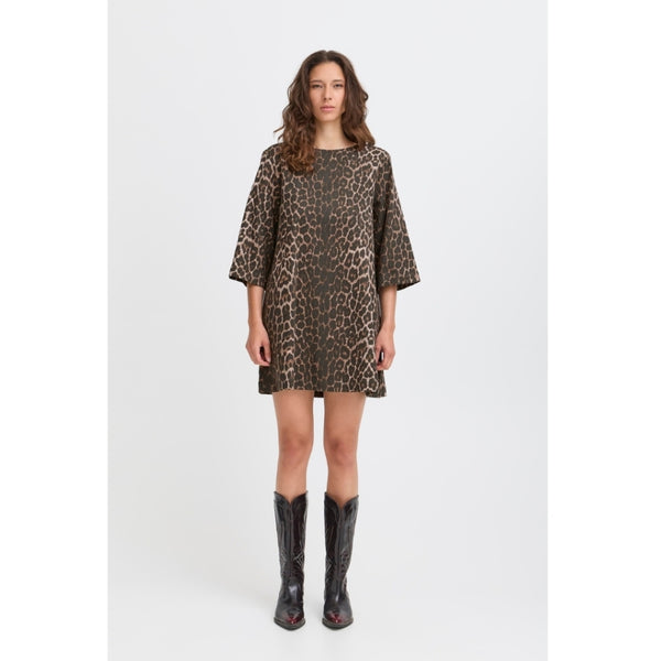 b.young B.YOUNG DAM KL&Auml;NNING BYKENNA Dress Denim Leopard Mix