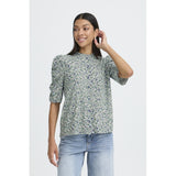 b.young B.YOUNG Dam Skjorta BYGABRIA Shirt BYFLOWER BLURRED LEPRECHAUN