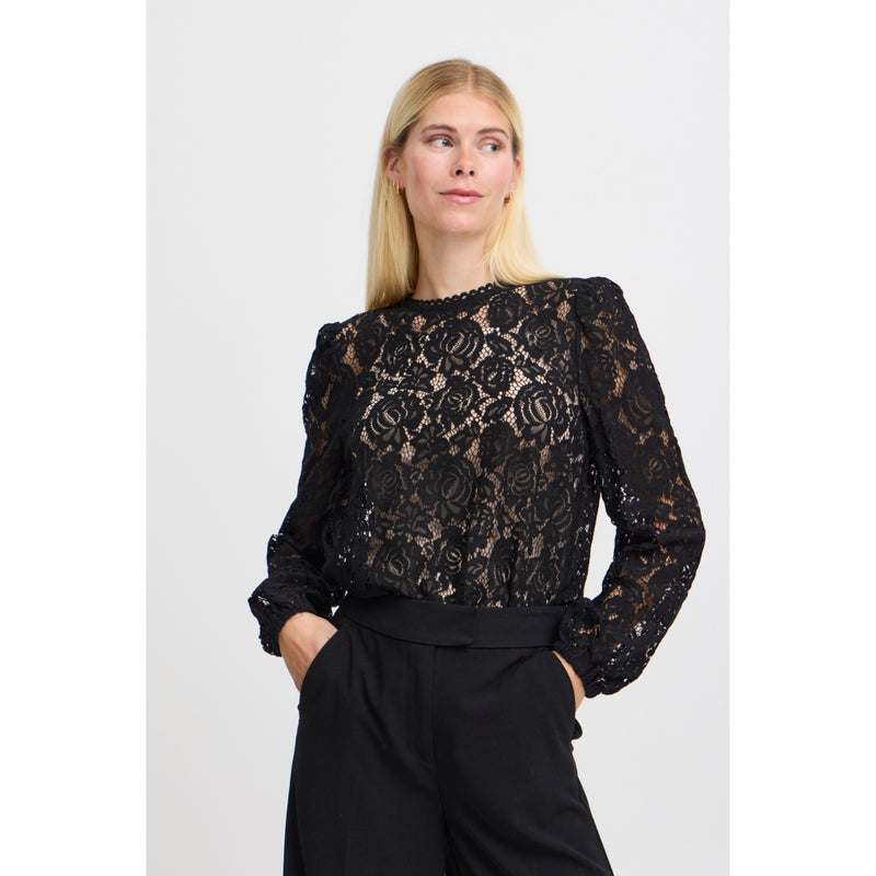 b.young B.YOUNG Dam blus BXGILACE Blouse Black