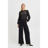 b.young B.YOUNG Dam blus BXGILACE Blouse Black