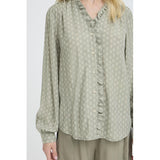 b.young B.YOUNG Dame Skjorte BYILAVIA Shirt VETIVER FLOWER