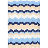 b.young B.YOUNG Damstickad BYMMORLA Knit DELLA ROBBIA BLUE ZIG ZAG