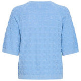 b.young B.YOUNG Damstickad BYMMORLA Knit Della Robbia Blue Melange