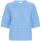 b.young B.YOUNG Damstickad BYMMORLA Knit Della Robbia Blue Melange