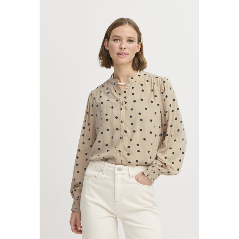 b.young B.YOUNG dam blus BYJOSA Blouse Humus Dot