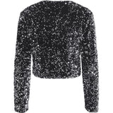 b.young B.YOUNG dam blus BYPAILLET Blouse Silver Sequin Mix