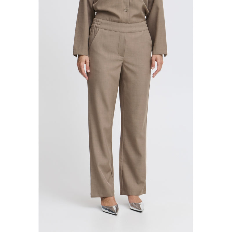 b.young B.YOUNG dam byxorBYMMIDDE Pant Walnut Melange