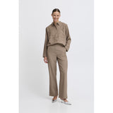 b.young B.YOUNG dam byxorBYMMIDDE Pant Walnut Melange