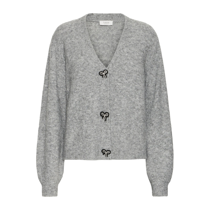 b.young B.YOUNG dam cardigan BXOMEA Cardigan Mid Grey Melange