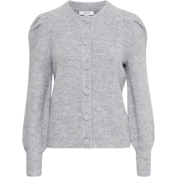 b.young B.YOUNG dam cardigan BYOMUNA Cardigan Mid Grey Melange