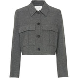 b.young B.YOUNG dam kavaj BYETONA Blazer Mid Grey Melange