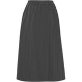 b.young B.YOUNG dam kjol BYMIDDE Skirt Dark Grey Mel. Pinstripe Mix