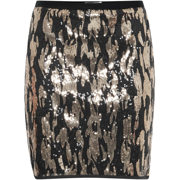 b.young B.YOUNG dam kjol BYREI Skirt Gold Abstract Mix