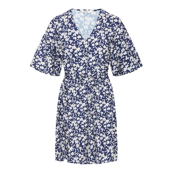 b.young B.YOUNG dam klänning BYIBINE Dress Medieval Blue Ditsy Mix