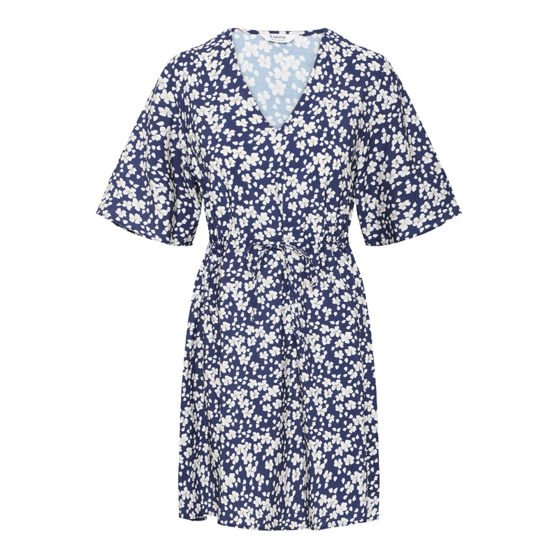 b.young B.YOUNG dam klänning BYIBINE Dress Medieval Blue Ditsy Mix