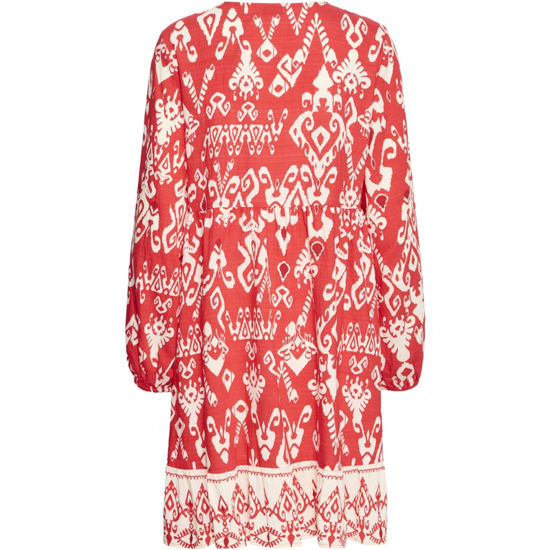 b.young B.YOUNG dam klänning BYJASMINA Dress Flame Scarlett Eth Mix
