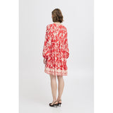 b.young B.YOUNG dam klänning BYJASMINA Dress Flame Scarlett Eth Mix