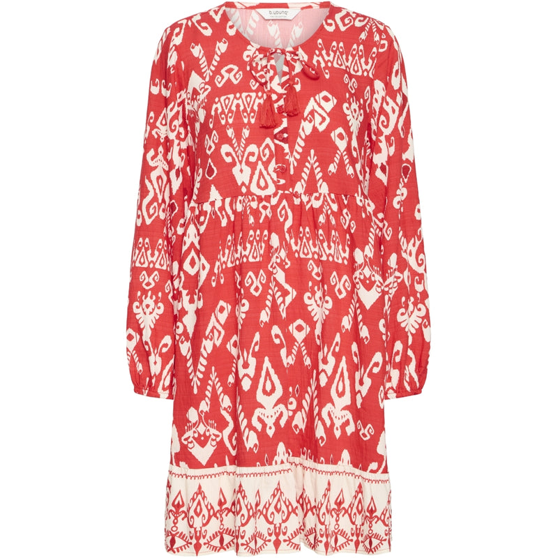 b.young B.YOUNG dam klänning BYJASMINA Dress Flame Scarlett Eth Mix