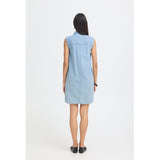 b.young B.YOUNG dam klänning BYKAPUCA Dress Light Blue Denim