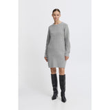 b.young B.YOUNG dam klänning BYONEMA Dress Mid Grey Melange