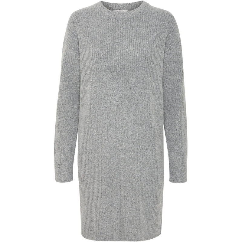 b.young B.YOUNG dam klänning BYONEMA Dress Mid Grey Melange
