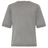 b.young B.YOUNG dam pullover BYMMORLA Pullover Mid Grey Melange