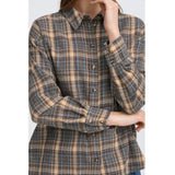 b.young B.YOUNG dam skjorta BYFABRICE Shirt GREY/BROWN