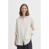 b.young B.YOUNG dam skjorta BYFINETTE Shirt Birch Mix