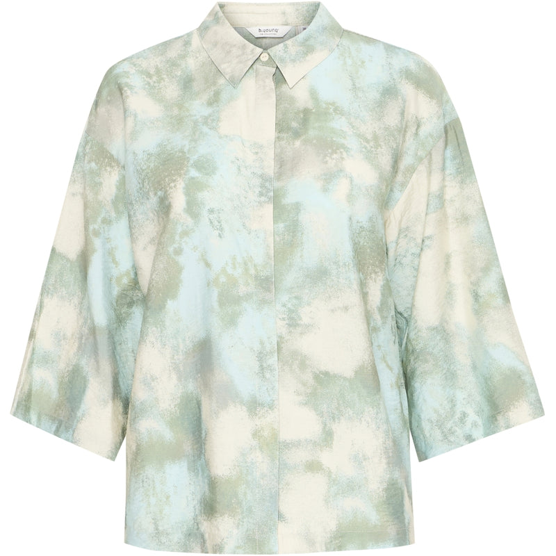 b.young B.YOUNG dam skjorta BYIBINE Shirt Blue Haze Blur