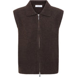 b.young B.YOUNG dam slipover BYOMEA Vest Java Melange