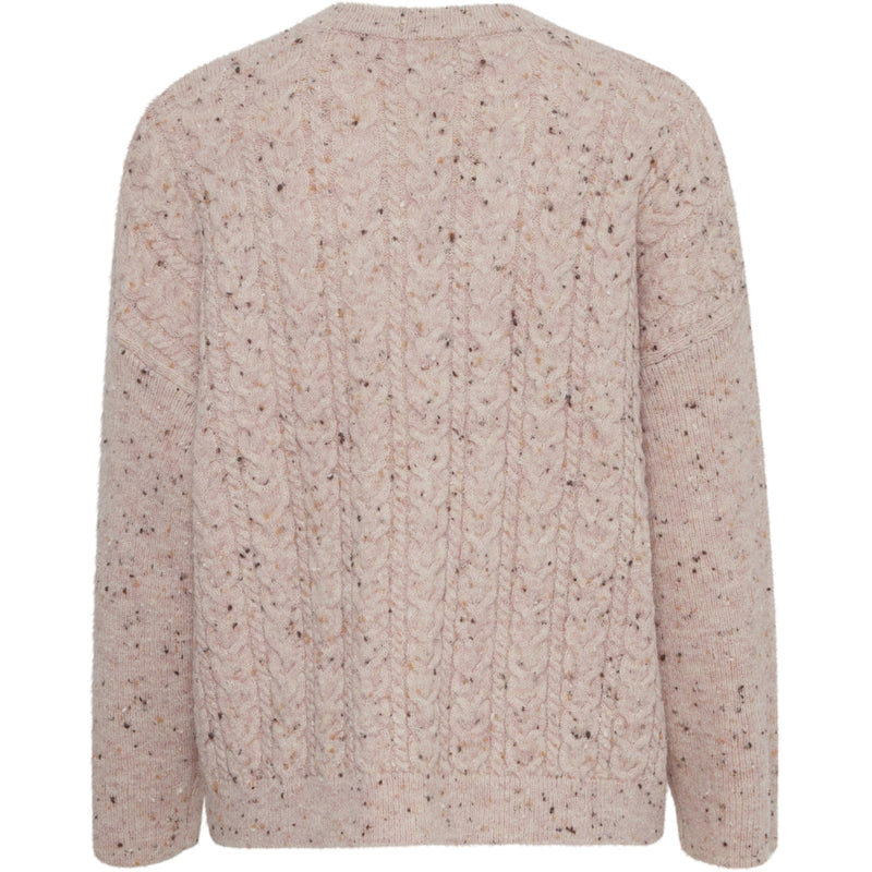 b.young B.YOUNG dam stickad BYNATA Knit Pale Mauve Melange