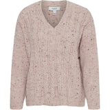 b.young B.YOUNG dam stickad BYNATA Knit Pale Mauve Melange