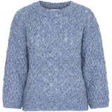 b.young B.YOUNG dam stickad BYOMHU Knit Blue Horizon Melange