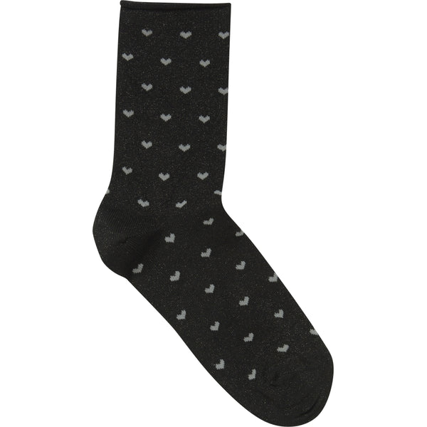 b.young B.YOUNG dam strumpor BAWLI 3-PACK Socks Black Heart Mix