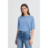 b.young B.YOUNG dam t-shirt BYMMORLA T-shirt Della Robbia Blue Melange