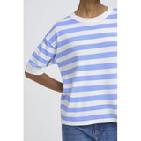 b.young B.YOUNG dam t-shirt BYMMORLA T-shirt Della Robbia Blue Stripe